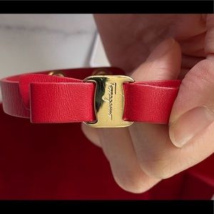 Salvatore Ferragamo Red Bracelet